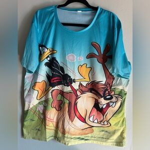 Daffy & Taz shirt L